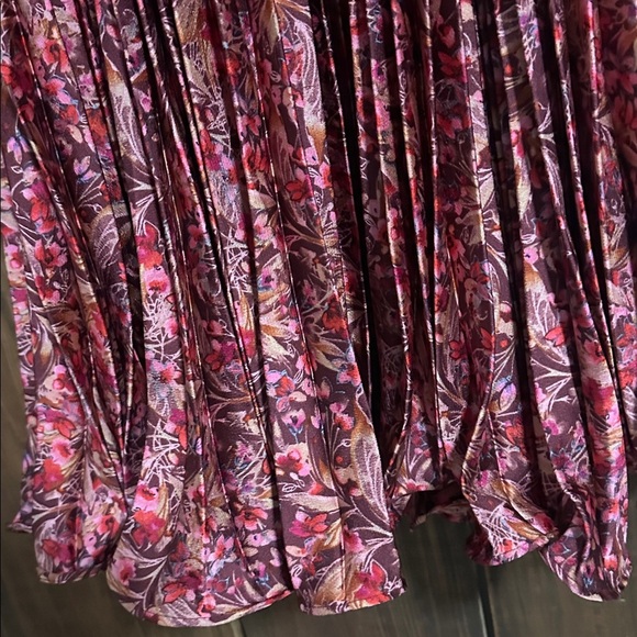 Taylor Women's Floral Maxi Dress - Burgundy and Pink - Picture 5 of 6